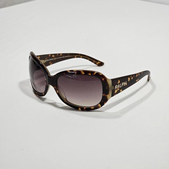 Vintage Ralph Lauren Sunglasses Tortoiseshell Oversized Brown Frame - Picture 2 of 13